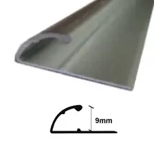 Προφίλ αλουμινίου πάπια για μοκέτα πάχος 9mm