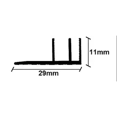 ΠΡΟΦΙΛ ΠΑΡΚΕ  ΒΑΣΗ  ΜΕΓΑΛΗ   29X11X2750mm NewPlan