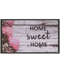 Πατάκι Image 175 Home Sweet Home Peonies 45cm x 75cm