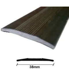 Προφίλ αλουμινίου πομπε με φάρδος 38mm με γραμμές