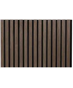 Acoustic MDF Wall Panels με 3D πηχάκια 102287 Chocolate