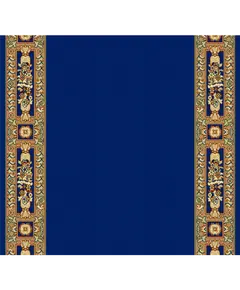 Εκκλησιαστικός διάδρομος με μπορντούρα μπλε