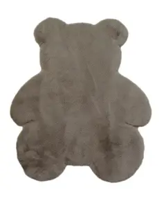 ΧΑΛΙ PUFFY FC5 TAUPE  BEAR ANTISLIP