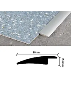 Προφιλ αλουμινίου τελειώματος PVC / LVT