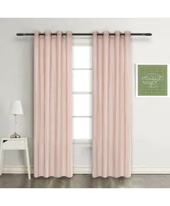 Έτοιμη Κουρτίνα Με τρουκς 140cm x 270cm C05-L PINK 7 RM