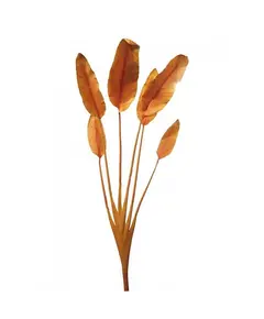 Supergreens Τεχνητή Σύνθεση Φύλλα Πουλί του Παραδείσου Πορτοκαλί 185 εκ.