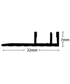 ΠΡΟΦΙΛ LAMINATE  ΒΑΣΗ   22X7X2750mm NewPlan