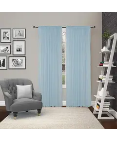 Έτοιμη Κουρτίνα Με Τρέσα 140cm x 270cm MSG -LIGHT BLUE 11