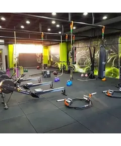 Δάπεδο καουτσούκ για Γυμναστήριο Crossfit Full powder 100 %