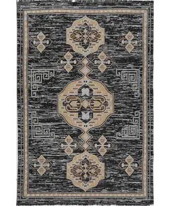 Βαμβακερό χαλί Ecokilim 3018  Black Grey