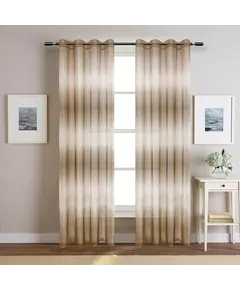 Έτοιμη Κουρτίνα Με τρουκς 140cm x 270cm G001-BEIGE 2