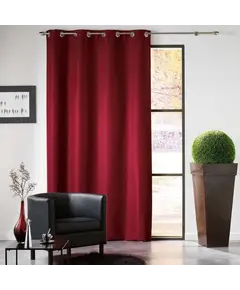 Έτοιμη Κουρτίνα BlackOut Με Τρουκς 140cm x 260cm Μπορντώ