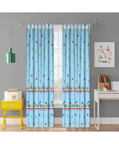 Παιδική Κουρτίνα Με Τιράντες 140cm x 290cm CH002-1 Mickey Club House