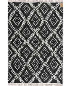 Βαμβακερό κιλίμι Aria Art-Kilim ARIA 22997 BLACK