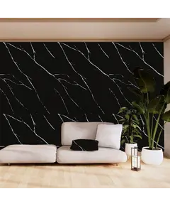 PVC WALL PANEL  2.8/1220/2800mm  CARRARA BLACK 204