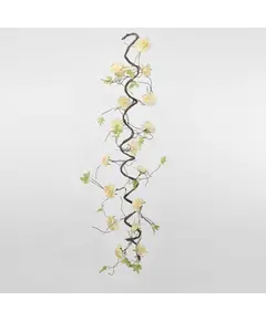 Supergreens Τεχνητή Γιρλάντα Παιώνια Μπεζ 300 εκ.