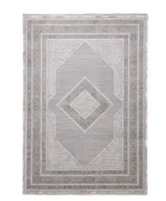 Μοντέρνο Χαλί Infinity 5917B Grey White Royal Carpet