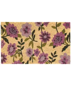 Πατάκι Ruco Print 644 Flowers Purple 45 x 75