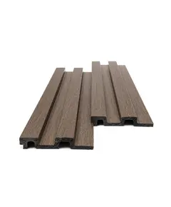 PS PANEL ΜΕ 3D ΠΗΧΑΚΙΑ 08 RESIDENCE 21/122 mm  DARK BROWN OAK