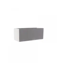 Supergreens Γλάστρα Πήλινη Ορθογώνια "Stone" Γκρι S 50x20x20 εκ.