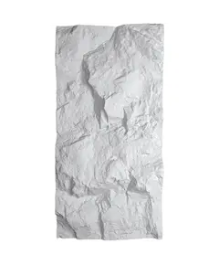 Πανελ επένδυσης Βράχου PU Rock 3D Λευκό 120x60x5 cm
