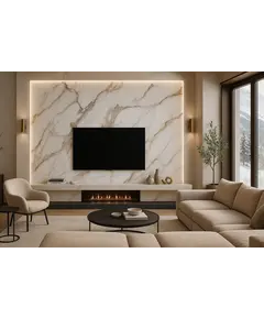 PVC WALL PANEL  2.8/1220/2800mm  CALACATTA GOLD 104