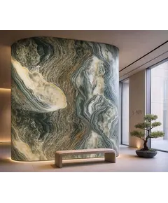 PVC WALL PANEL  2.8/1220/2800mm  ONYX GREEN 901