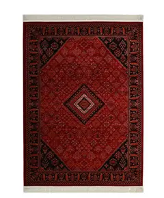 Κλασικό χαλί Afgan 306A D.RED BLACK Royal Carpet