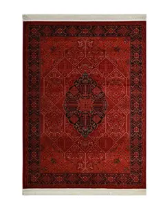 Κλασικό χαλί Afgan 316A D.RED BLACK Royal Carpet