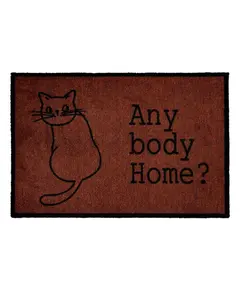 Ποδόμακτρο Ambiance  970 Cat Anybody Home 50cm x 75cm