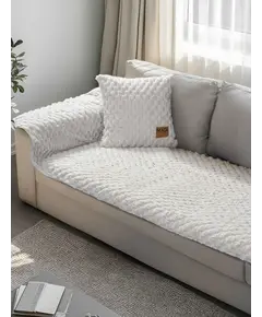 Μεμονωμένο γούνινo κάλύμμα MAISONY WHITE 