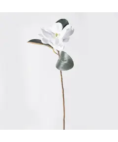 Supergreens Τεχνητό Κλωνάρι Μανόλια Λευκό 70 εκ.