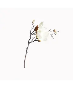 Supergreens Τεχνητό Κλωνάρι Μανόλια "Pistil" Λευκό 50 εκ.