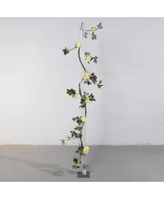 Supergreens Τεχνητή Γιρλάντα Τριαντάφυλλο Garden Κίτρινη 240 εκ.