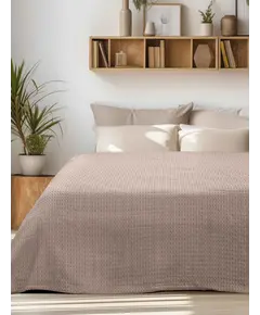 Κουβέρτα Πικέ PIKONA BROWN