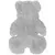 Παιδικό Χαλί LIGHT GREY SHADE TEDDY BEAR 