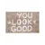 Πατάκι μπάνιου YOU LOOK GOOD 