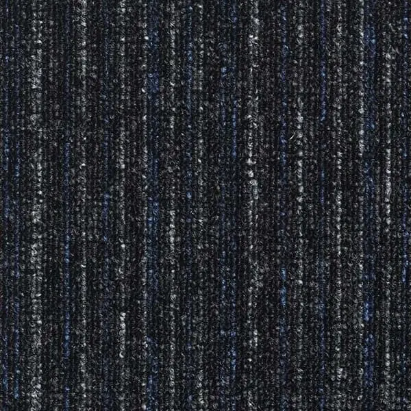 Μοκέτα Πλακάκι Solid Stripes 578 Anthracite Blue