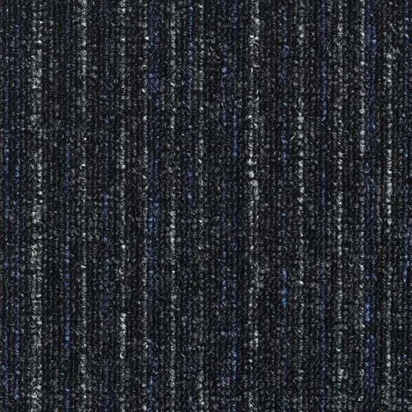 Μοκέτα Πλακάκι Solid Stripes 578 Anthracite Blue