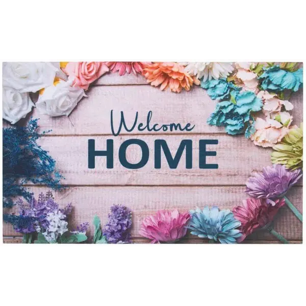 Ποδόμακτρο Gallery 012 Welcome Home Flowers 45cm x 75cm