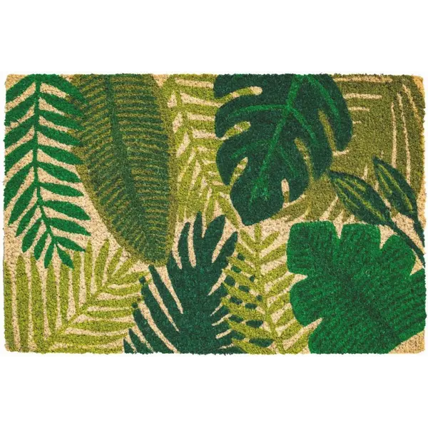 Ποδόμακτρο Ruco Print 786 Green Leaves 40cm x 60cm