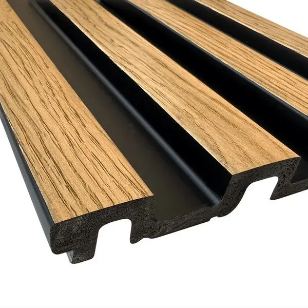 PS PANEL  ΜΕ 3D ΠΗΧΑΚΙΑ F4 RESIDENCE 21/122 mm  NAT.OAK/BLACK