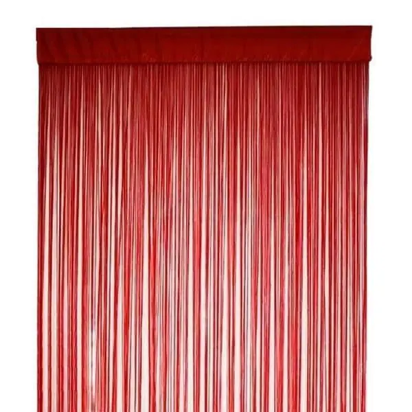 Κουρτίνα Πόρτας Decor Cordon Κόκκινο μπορντώ