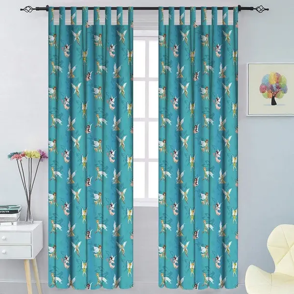 Παιδική Έτοιμη Κουρτίνα Με Θηλιές 140cm x 290cm Charming Tirquaz