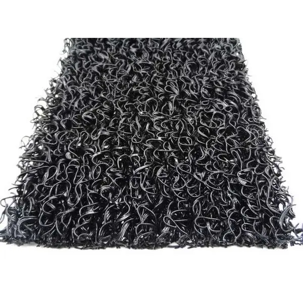 Ταπέτο Spaggeti PVC 15mm 3106 Black Φάρδος 1,22m