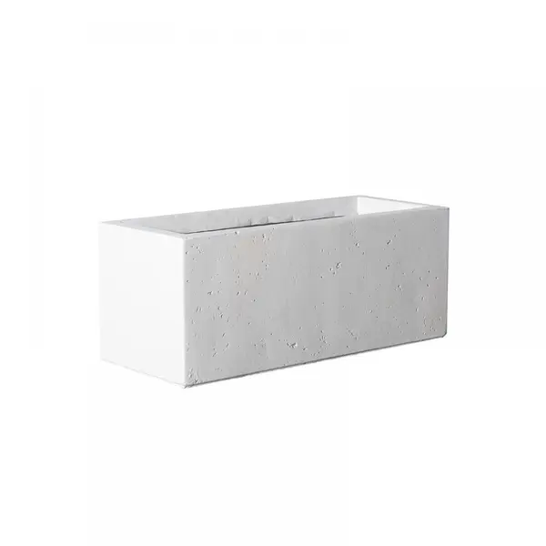 Supergreens Γλάστρα Πήλινη Ορθογώνια Dusty Μπεζ M 60x30x30 εκ.