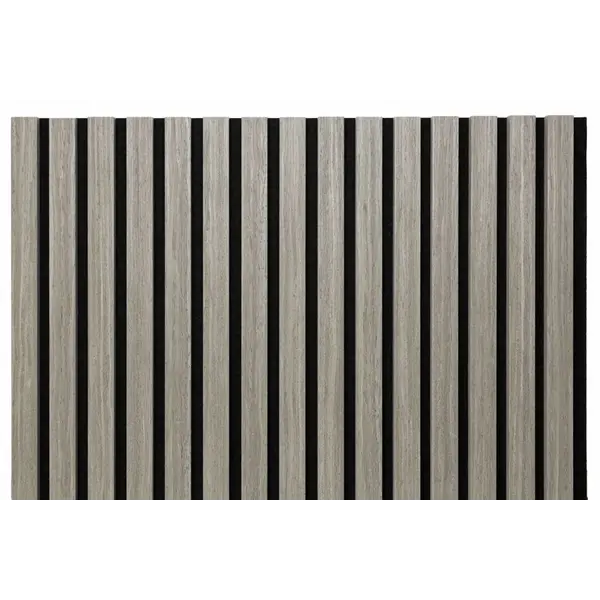 Acoustic MDF Wall Panels με 3D πηχάκια 102289 Grey