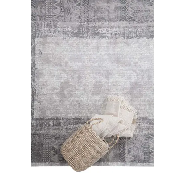 Μοντέρνο Χαλί Infinity 2706A White Grey Royal Carpet