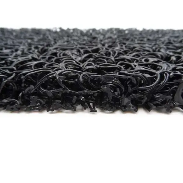 Ταπέτο Spaggeti PVC 15mm 3106 Black Φάρδος 1,22m