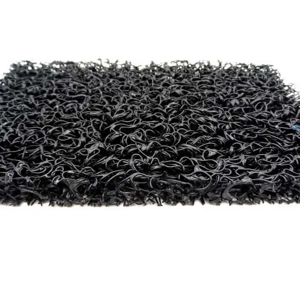 Ταπέτο Spaggeti PVC 15mm 3106 Black Φάρδος 1,22m